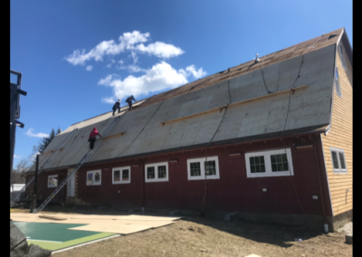 new roof on barn roofing company